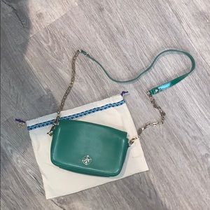 Tory Burch Kelly Green Bag (Gently Used)